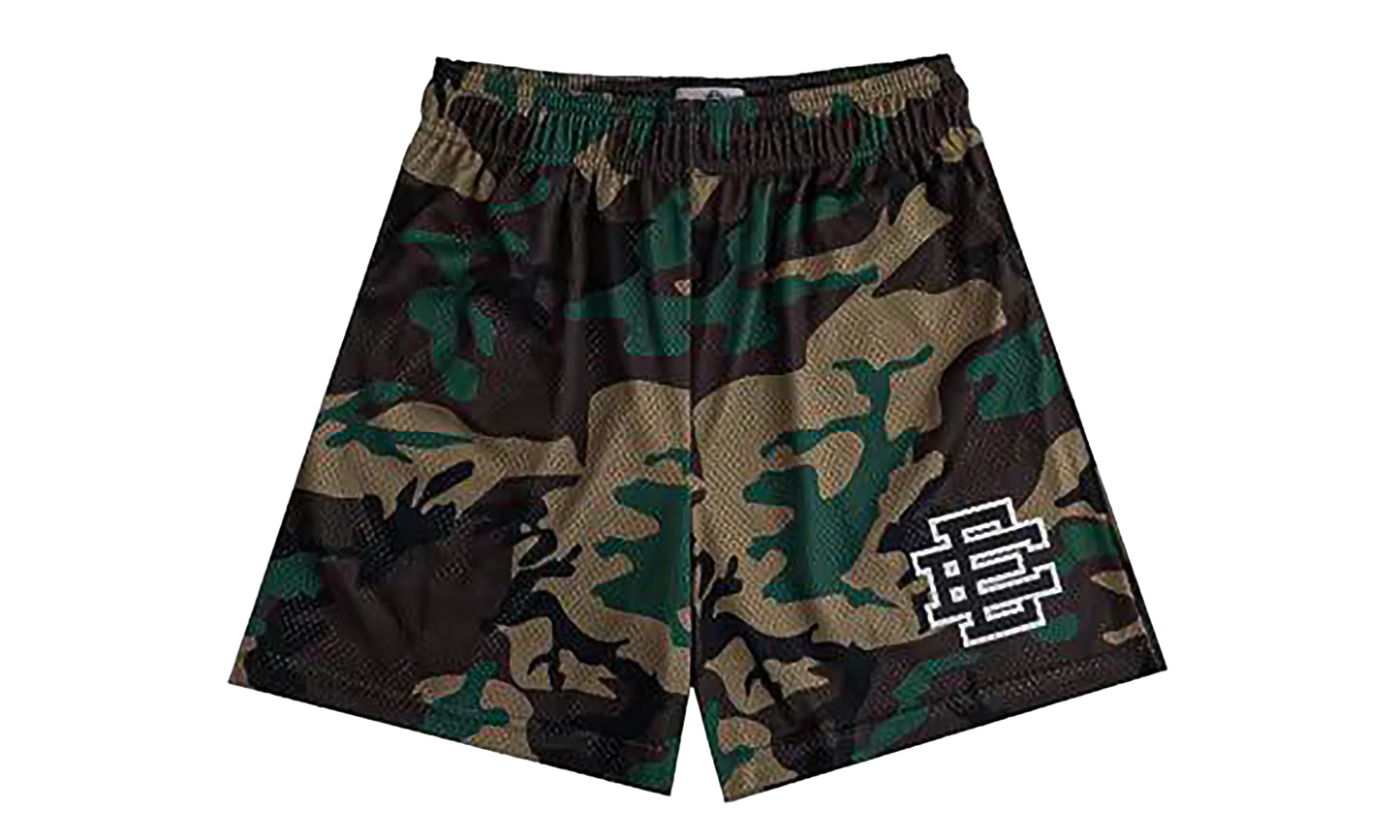EE Basic Shorts "Woodland Camo / Black" EE257