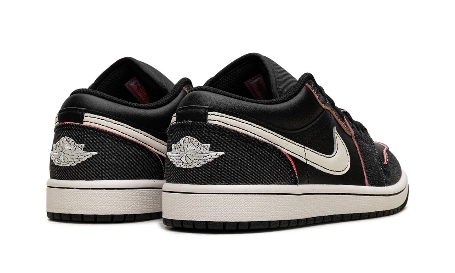 Air Jordan 1 Low SE "Black/Black/Racer Pink/Pale Ivory" IR0842 010