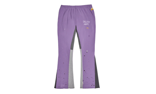GD Logo Paint Splatter Flare Sweatpants "Purple White Multi" GDGLFSP