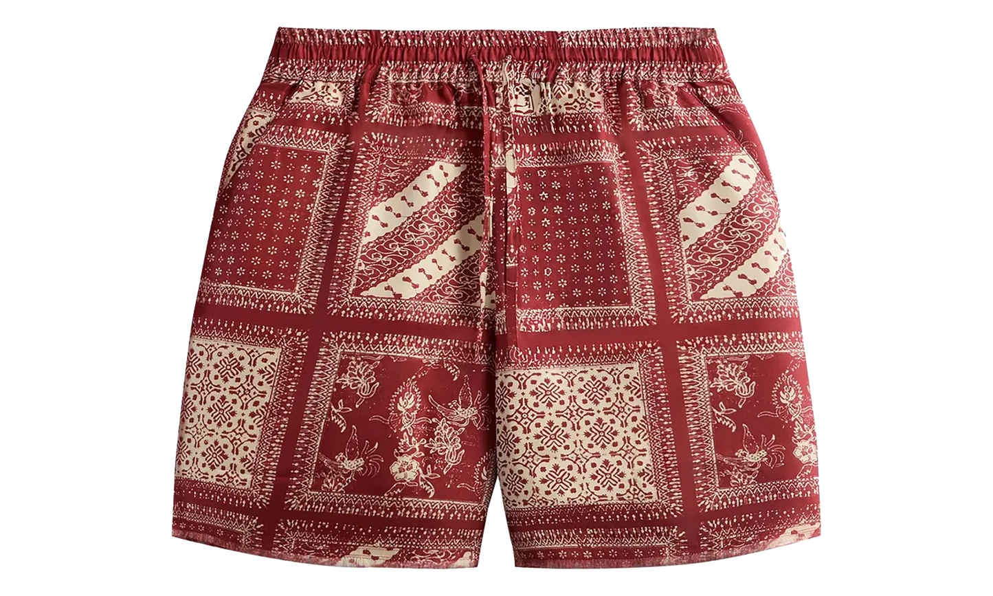 Silk Twill Lewis Shorts "Bitters" KHM060592 697