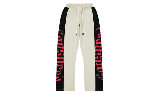 Courtside Sweatpants "Bone / Black / Red" GS070