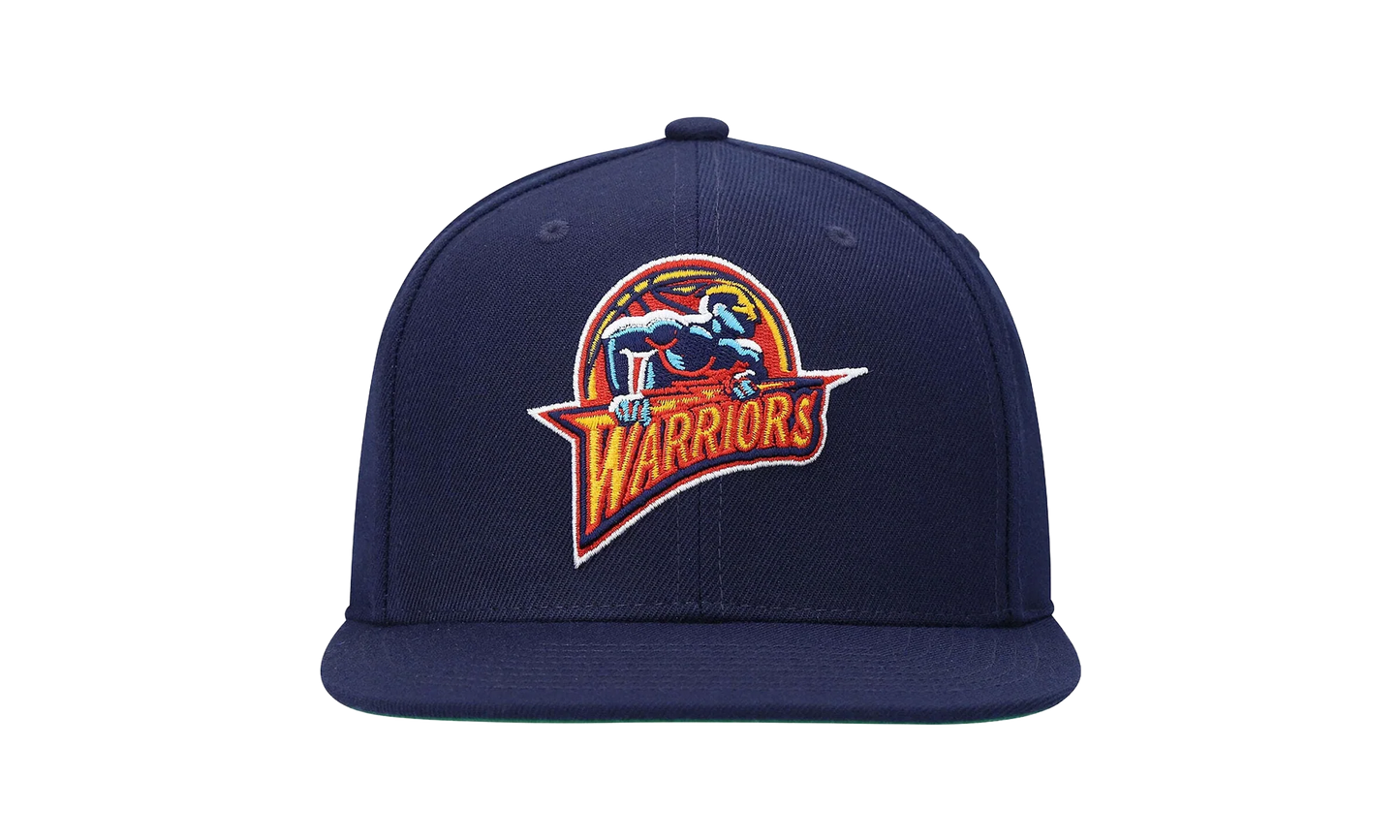 NBA Hardwood Classics Team Ground 2.0 Snapback Cap "Golden State Warriors - Navy" HHSS3258 GSWYYPPPNAVY
