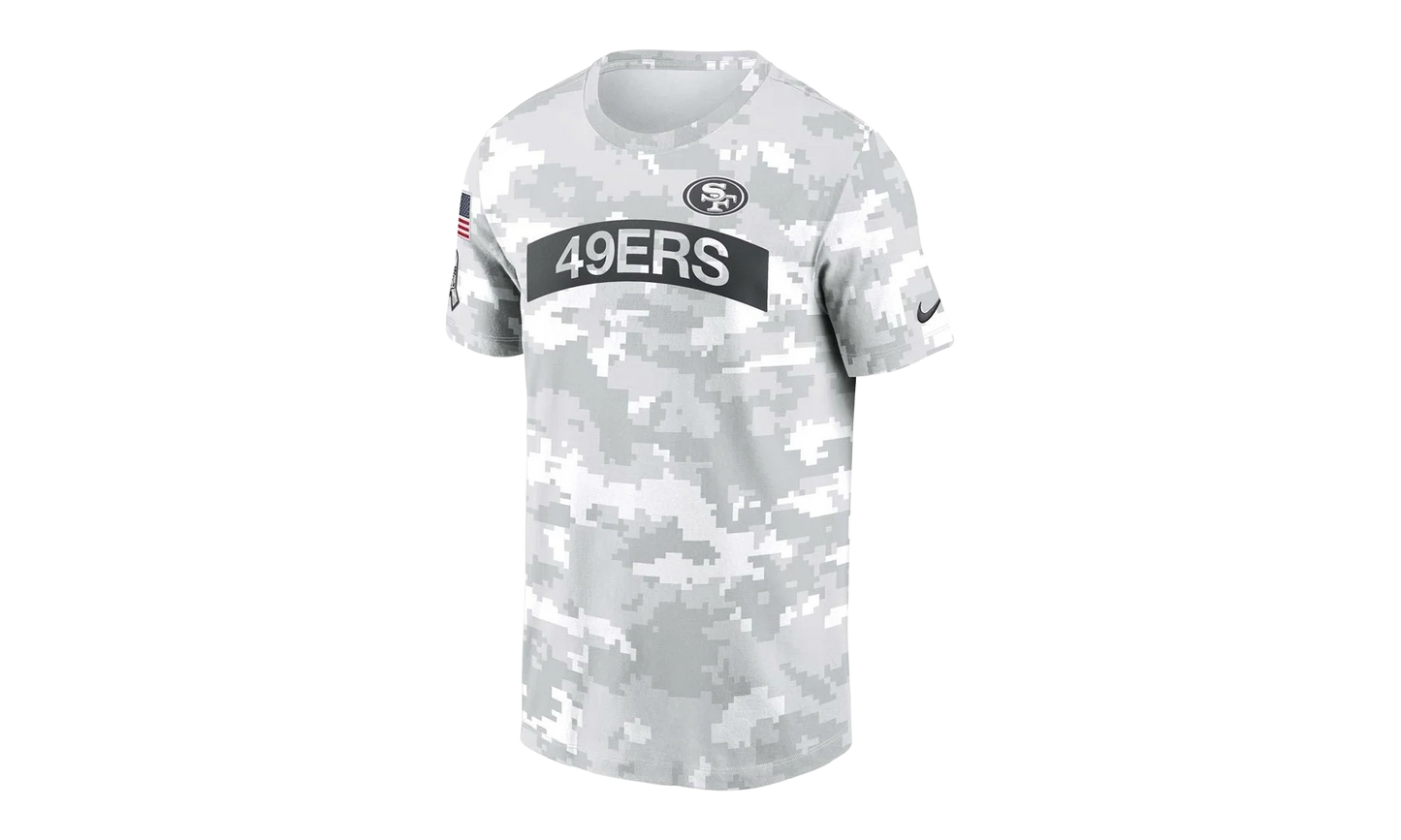 SALUTE TO SERVICE LOGO T-SHIRT "NFL SAN FRANCISCO 49ERS - White Camo" 02G7 10A A2T ZGQ