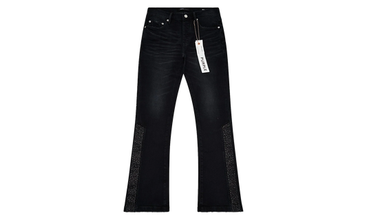 Crystal Snap Flared Denim "blue" P067 FCNB225