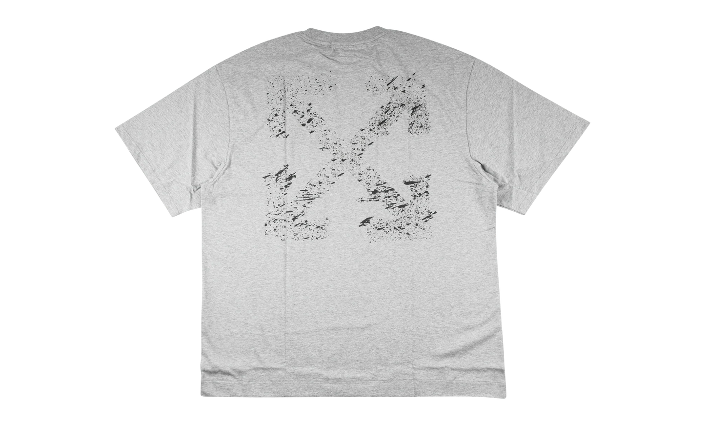 PAINT SPLATTER ARROW DIAG SKATE FIT TEE "Heather Grey" 44OWOS26T064 030