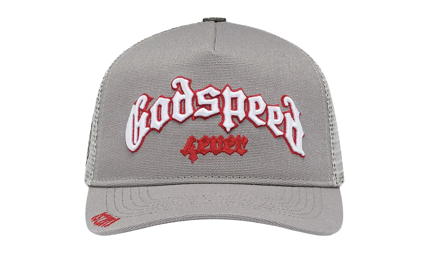 Forever Trucker Hat "Grey / Red" GS051