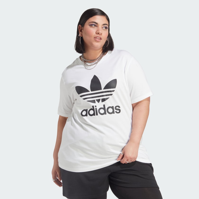 Women's adidas Adicolor Classics Trefoil Tee (Plus Size)