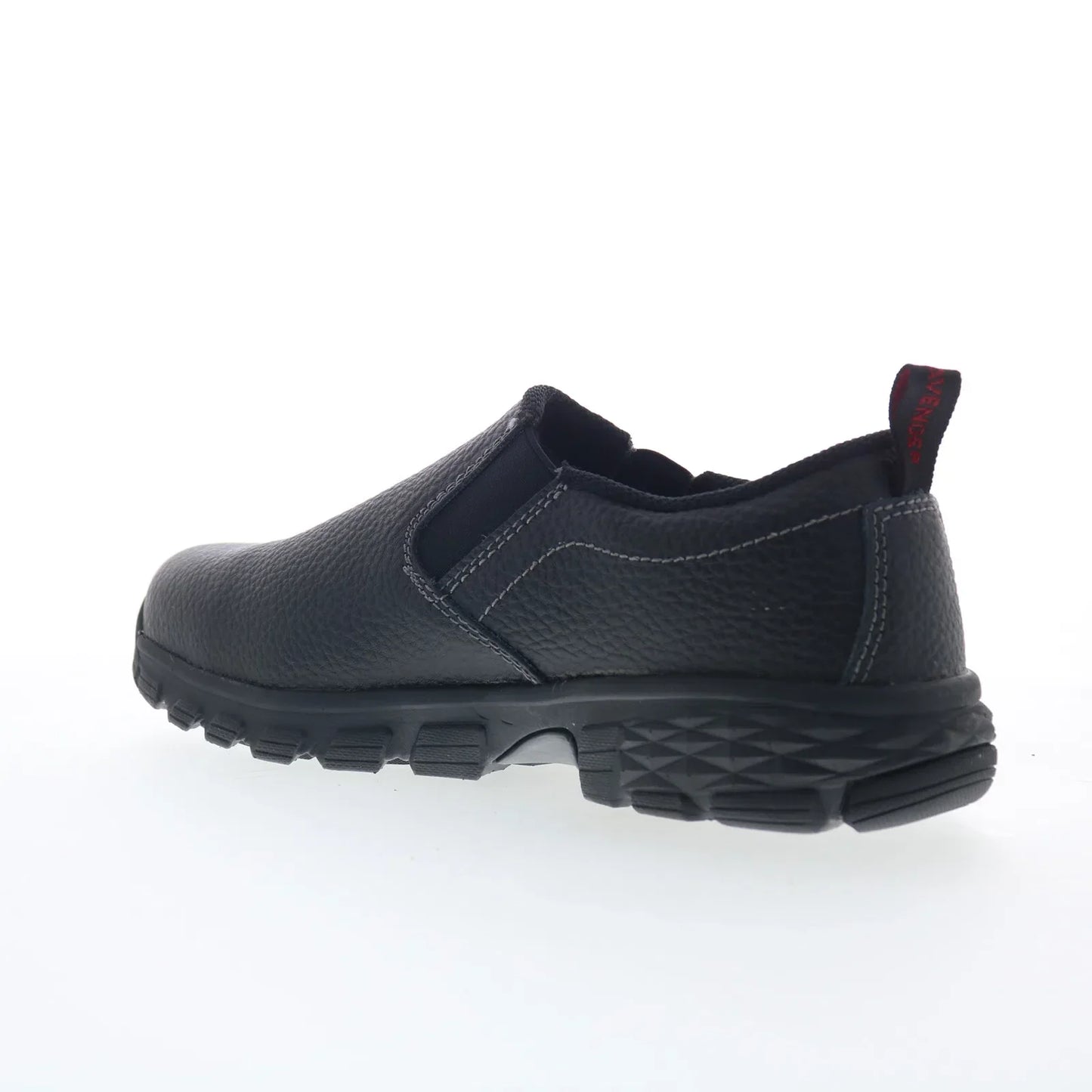 Avenger Flight Slip-On Alloy Toe A7001 Mens Black Wide Work & Safety Shoes