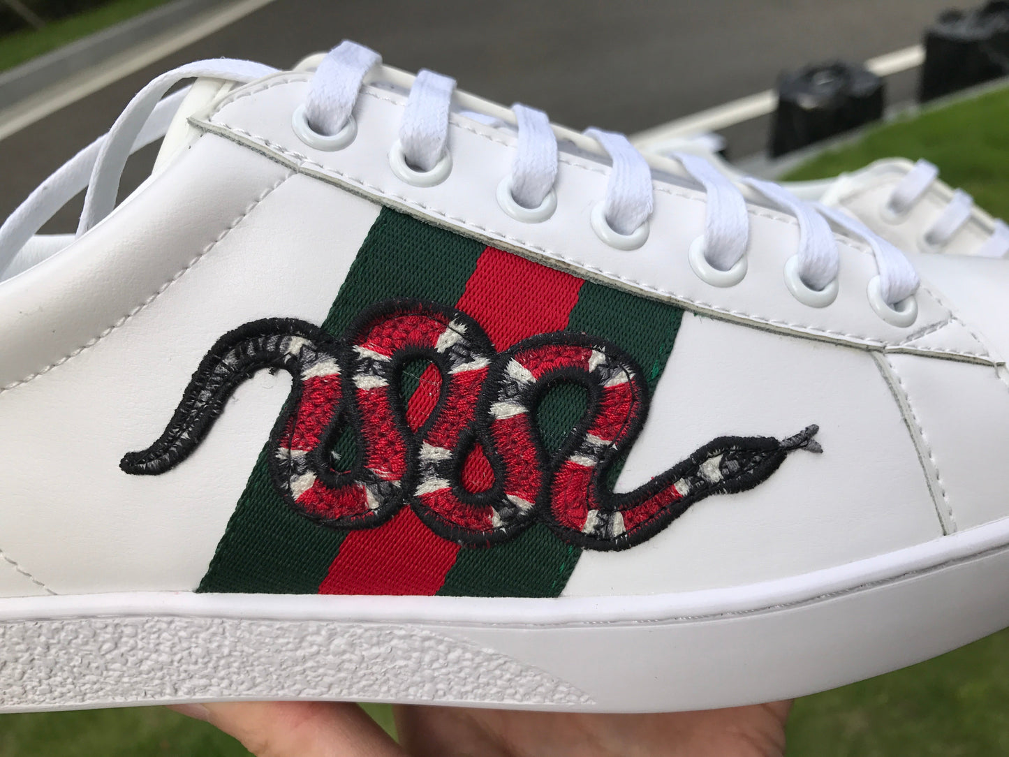 Ace Embroidered Snake