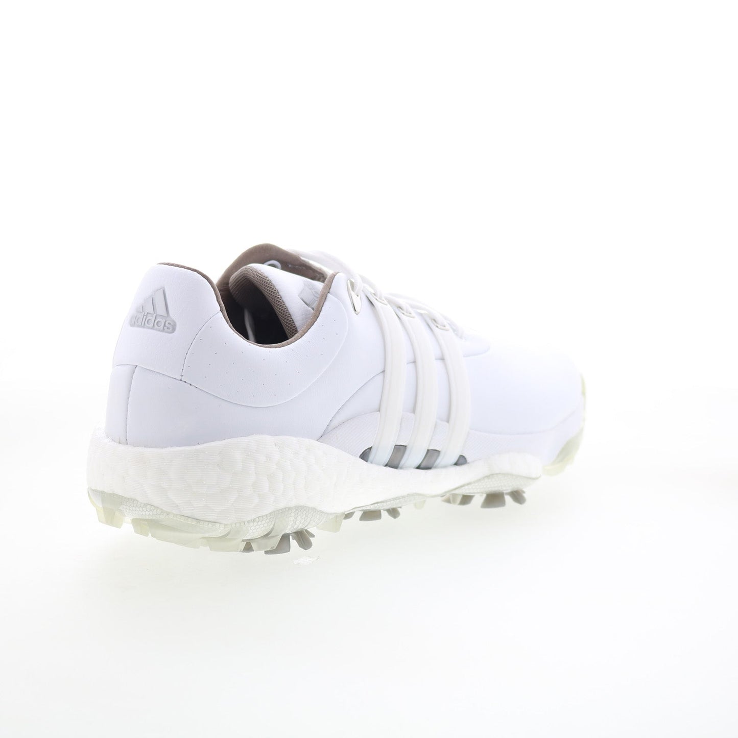 Tour360 22 GV7245 Mens White Leather Lace Up Athletic Golf Shoes