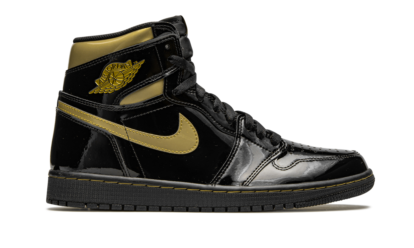 1 Retro High OG "Black Metallic Gold" 555088 032