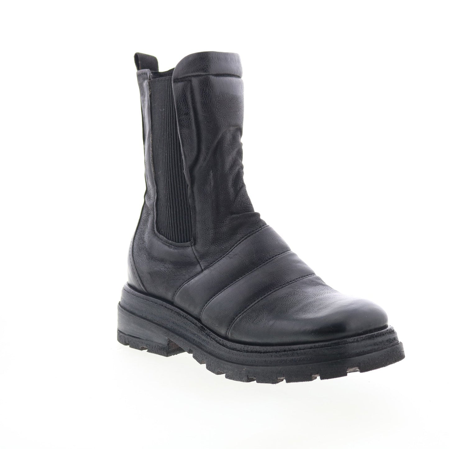 Lowe Womens Black Leather Zipper Casual Dress Boots
