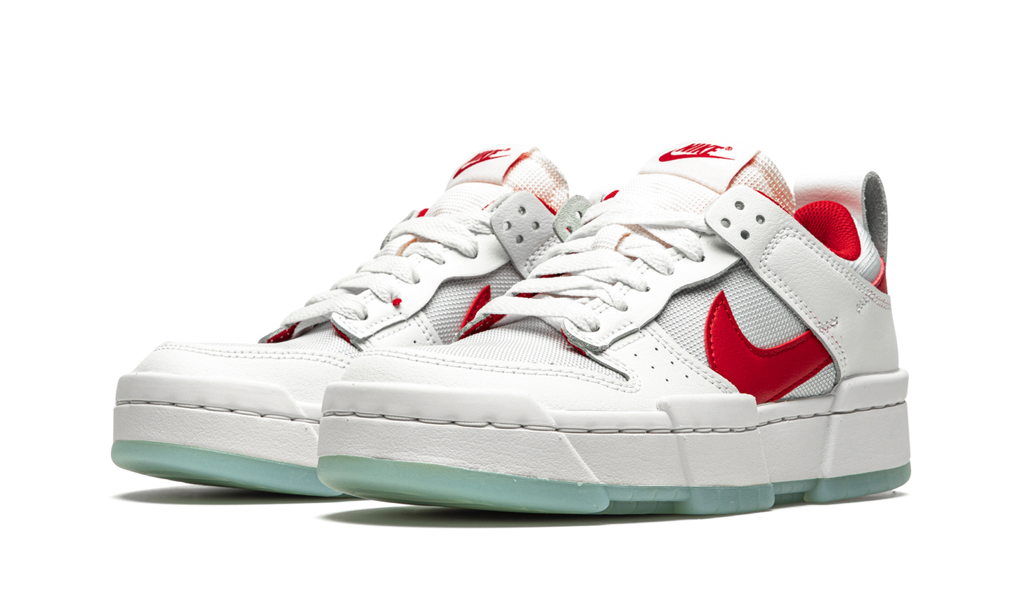 DUNK LO DISRUPT WMNS"Summit White/ Gym Red" CK6654 101