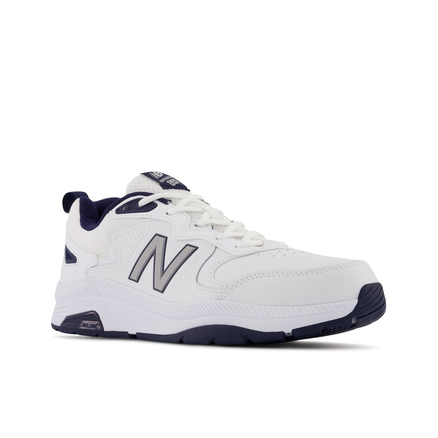 Men's MX857v3 in White with Navy and Rain Cloud