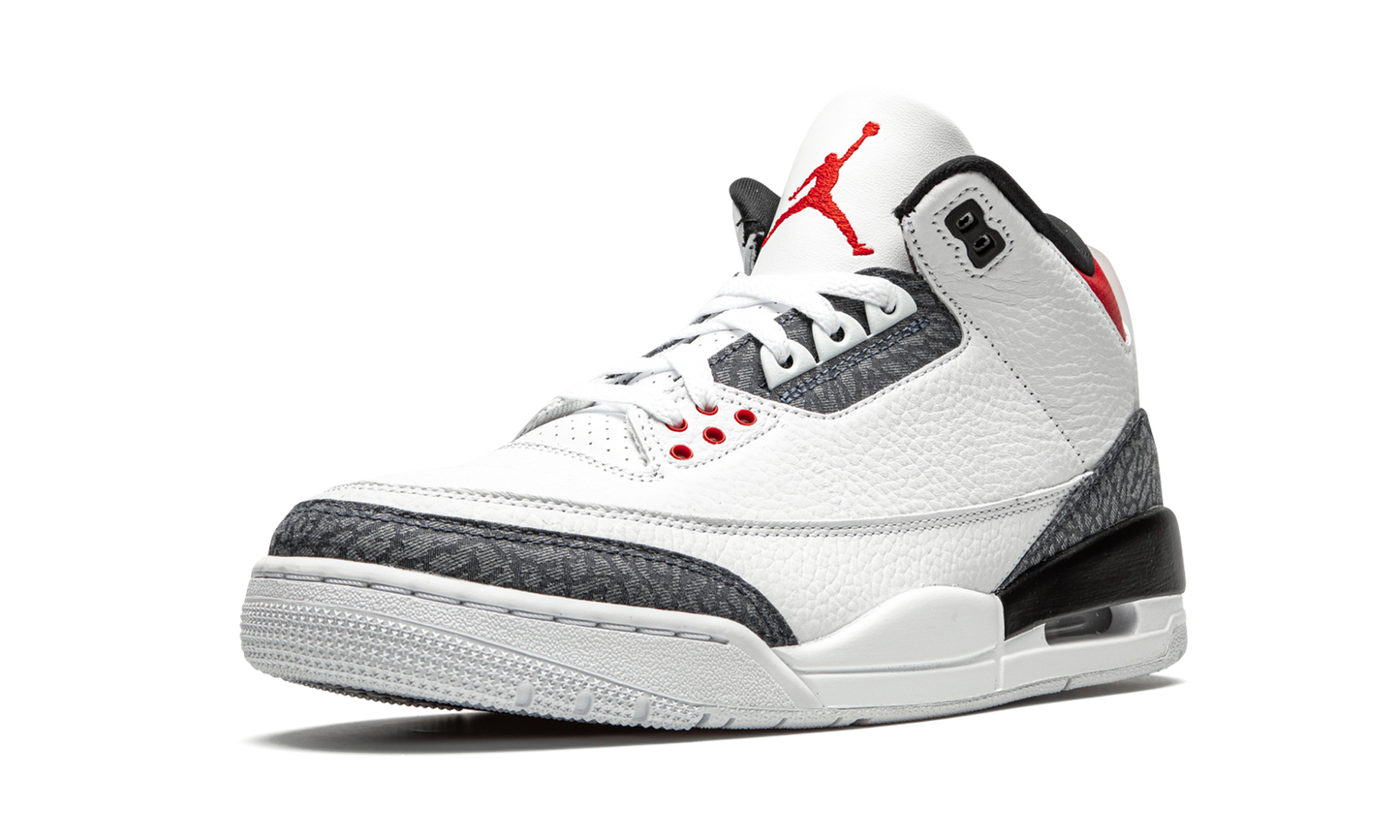 3 Retro SE DNM "Fire Red Denim" CZ6431 100