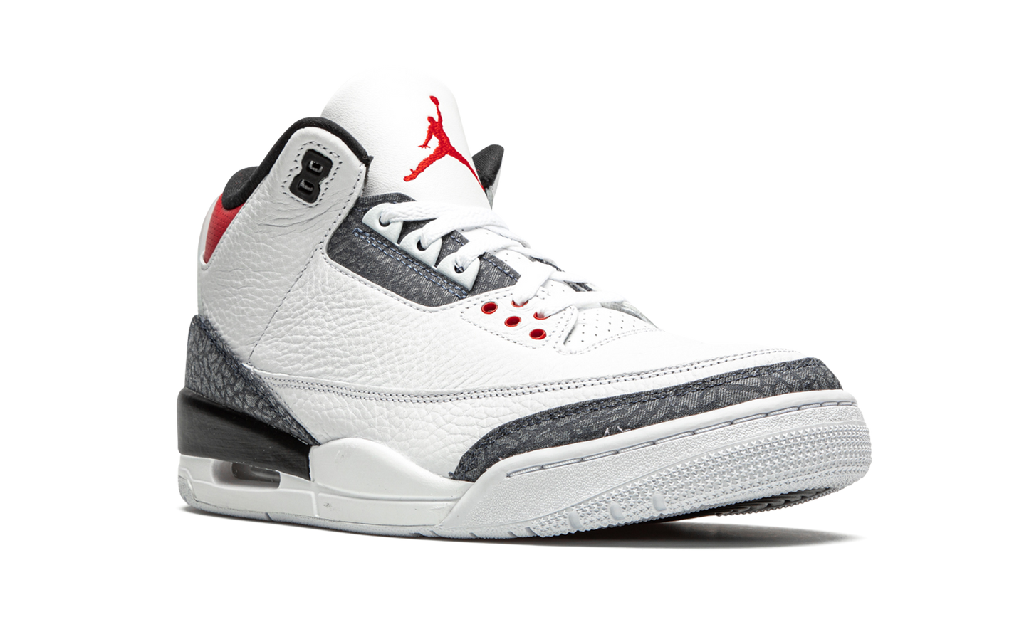 3 Retro SE DNM "Fire Red Denim" CZ6431 100